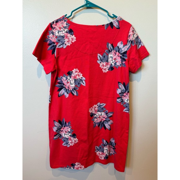 Joules Coral Floral Mini Dress - Picture 6 of 9